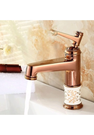 Banyo Lavabo Bataryası Rose Seramik