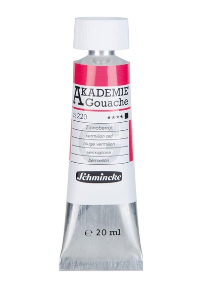 Akademie Guaj Boya 20 Ml 220 Vermilion Red Genel