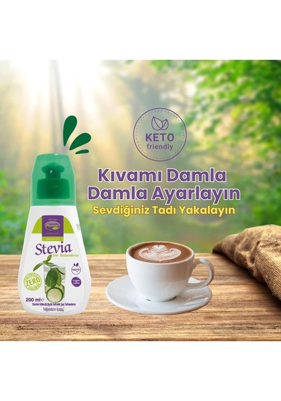 Stevia Sıvı Tatlandırıcı 200 Ml Stevia Bazlı Diğer