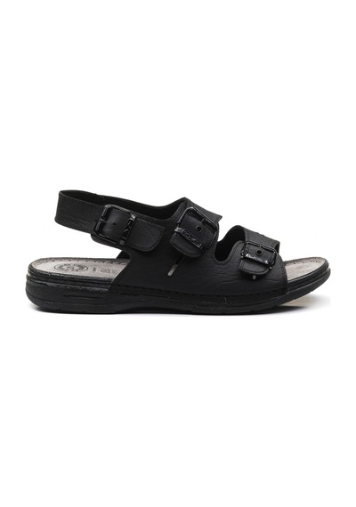 Carlaverde Anatomic Erkek Sandalet 4435 Sıyah Siyah