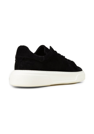 Deery Erkek Hakiki Süet Siyah Sneaker Ayakkabı - 04651msyhe02