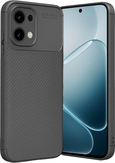 Newface Oppo A6 Pro 4g Auto Focus Karbon Kapak - Gri