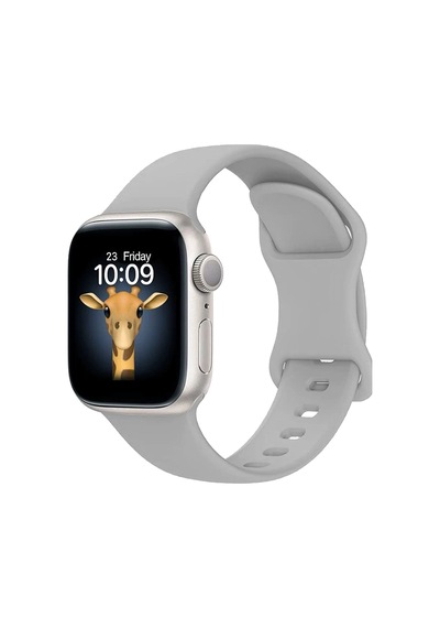 Apple Uyumlu  Watch 10 46 mm Krd-131 Silikon Kordon Strap Kayış