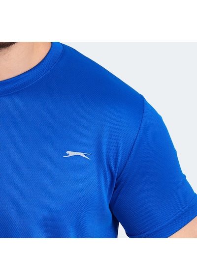 Slazenger ODALIS I Erkek  Saks Mavi Tişört