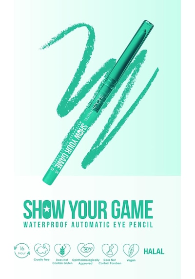 Show Your Game Waterproof Gel Eye Pencil - Jel Göz Kalemi 411 Diğer