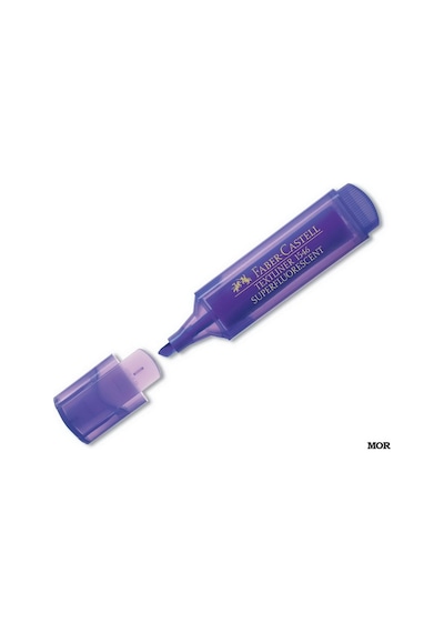 Faber-Castell Textliner 1546 Fosforlu Kalem Mor