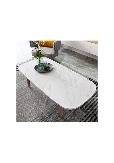 Açık Mermer Desenli 5 Metre X 60 Cm Kaplama Kağıdı Tezgah Kaplama Yapışkanlı Folyo Kağıt