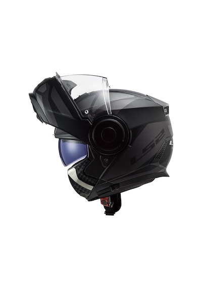 Ls2 Scope Axıs Çene Açılır Kask Mat Siyah-Tıtanıum