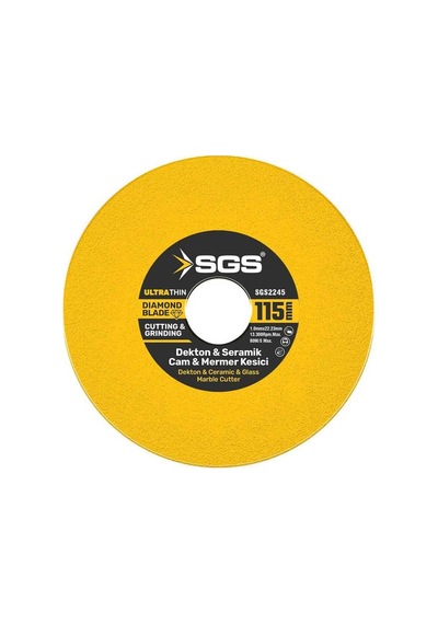 Sgs2245 Cam-dekton-seramik-mermer Hassas Elmas Kesici 115 Mm