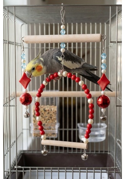 Mivra Pets Sultan Papağanı Kafes Oyuncağı