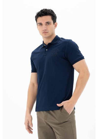 AR-MA Arma Erkek Baskılı Regular Fit % 95 Pamuklu %5 Likralı Polo Yaka T-shirt 001