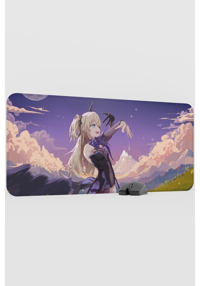 Fischl Genshin Impact Anime Gacha V3 - 90x40 Xxl Gaming Mouse Pad Fare Altlığı
