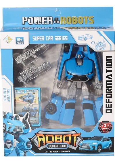 Hy-8877 Ddönüşebilen Kartlı Robot Araba -birliktoys