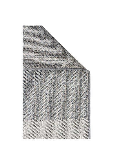 Loft Lf08 Geometrik Desenli Gri Modern Salon Halısı Hav Toz Vermez