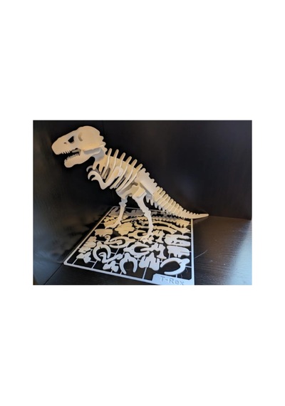 T-rex 3d Dinozor İskelet Maketi