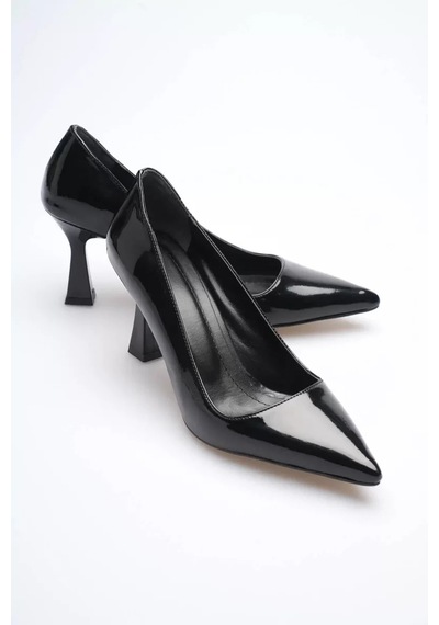 Freedom Storee Siyah Rugan Topuklu Kadın Stiletto Tr20ms02e