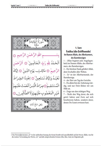 Almanca Mealli Kuranı Kerim - Der Heilige Koran - Arabisch Deutsch Orta Boy 1 Adet