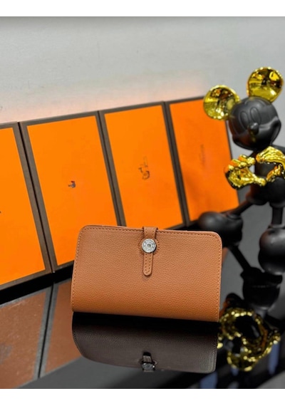 Gesshop Kadın H Kahverengi Kartlık Cüzdan Kahverengi