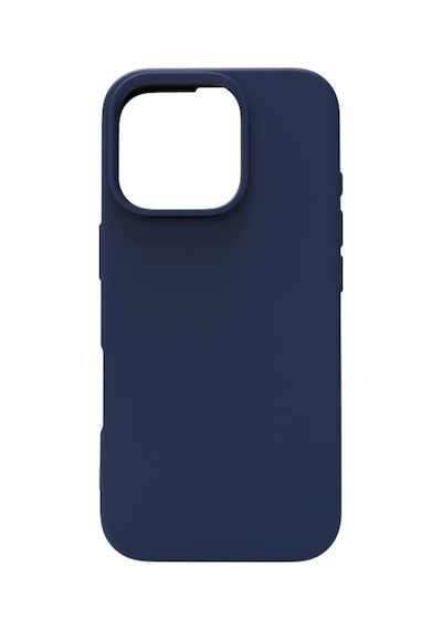 iPhone Uyumlu 16 Pro Max Kılıf Kamera Korumalı Silikon Rubber Arka Kapak Lacivert