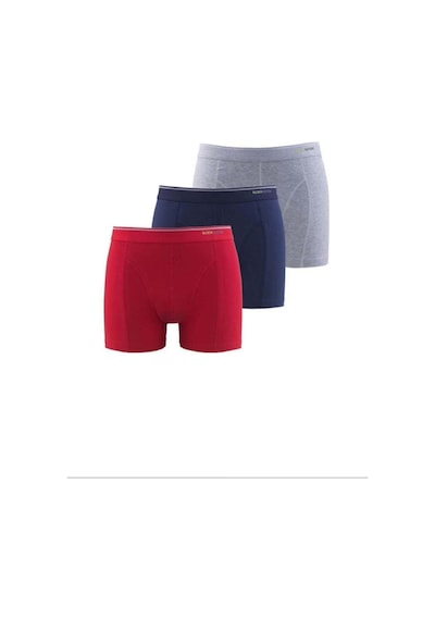Blackspade 3'Lü Paket Erkek Boxer-Lacivert-Mavi-Denim