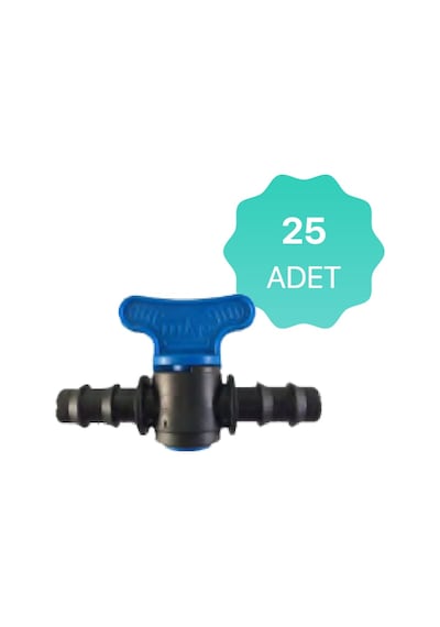 Damlama Sulama Kurtağzı Mini Vana 16X16Mm (25 Adet)