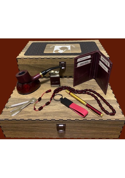 Pipsan Pipo Ahlat Ağacı Balsa Filitreli Çakmaklı Cüzdan Anahtarlık Tesbih Set 605735-509255