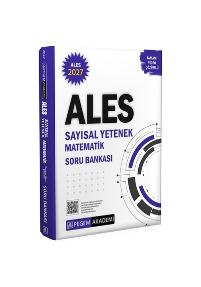 Pegem 2027 Ales Sayısal Yetenek Matematik Tamamı Video Çözümlü Soru Bankası Pegem Yayıncılık