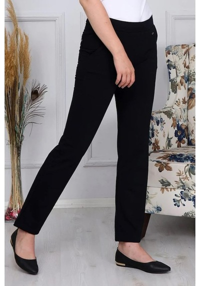 Remsa Pantalon Görünümlü Kadın Eşofman Altı Siyah