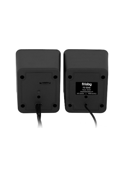 Frisby FS-334U-B 1+1 USB Hoparlör Siyah