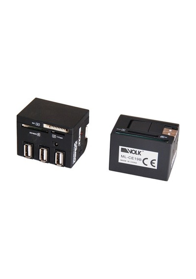 Volk 56 İn 1 Combo Card Reader + 3 Port Usb Hub (Ml-Ce19B)