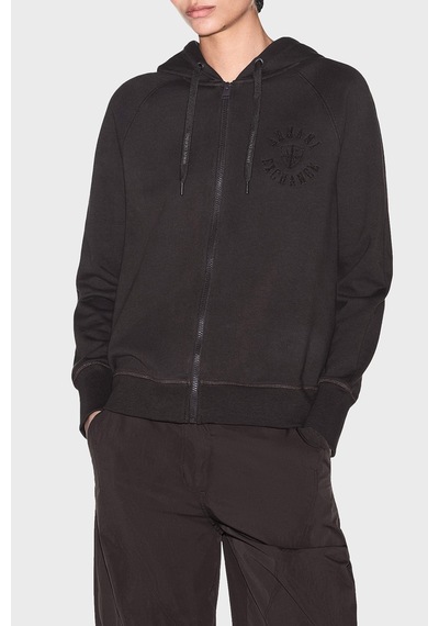 Armani Exchange %100 Pamuk Kapüşonlu Sweat Kadın Sweat Xw002399 Af25527 U6032 Kahve