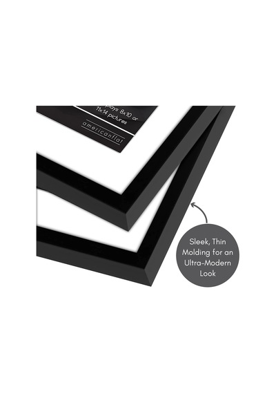 Kırılmaya Dayanıklı Camlı Resim Çerçevesi, 2'li Set, Paspartulu 20 X 25 Cm Veya Paspartusuz 28 X 35,5 Cm Fotoğra