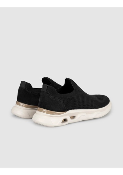 Cabani Yüksek Tabanlı Siyah Erkek Sneaker
