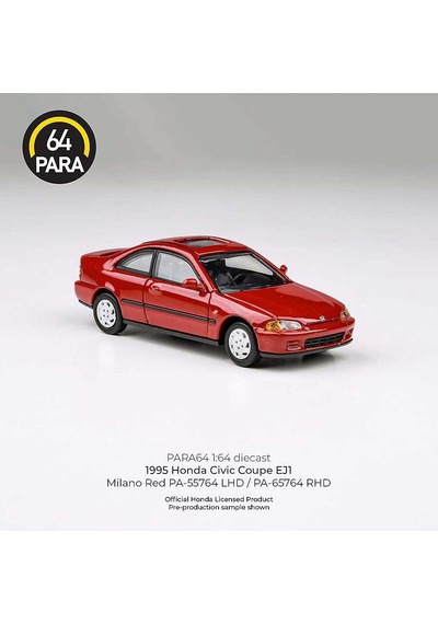 Para64 Honda Civic Coupe Ej1 1995 Milano Red Pa-55764 Çok Renkli