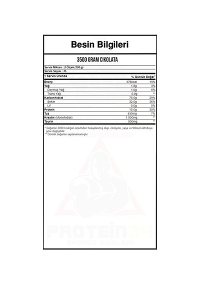 Olimp Gain Bolic 6000 3500 Gr Çikolatalı Karbonhidrat Tozu