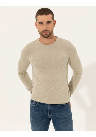 Pierre Cardin Erkek Kum Melanj Kazak /triko 50257290-vr123 Kum Melanj