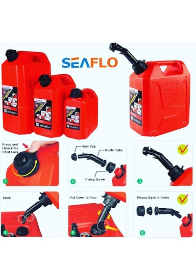 Seaflo Benzin Bidonu 5 L