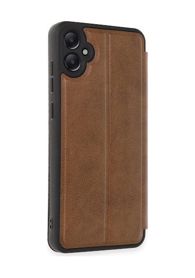 Cosmotex Newface Samsung Galaxy Uyumlu  A05 Kılıf Flip Cover - Taba