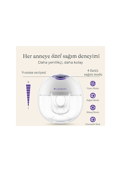 Lansinoh® Giyilebilir Tekli Göğüs Pompası