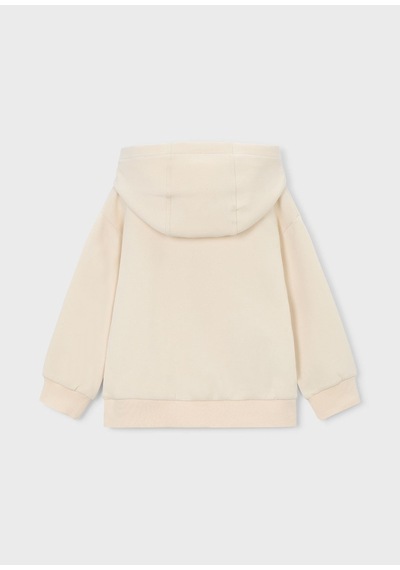 Mayoral Erkek Çocuk Kapşonlu İki İplik Sweatshirt Krem