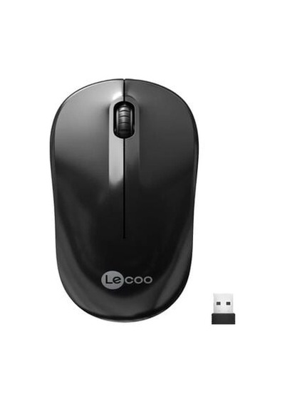 Lenovo Lecoo Ws206 Kablosuz 1200dpı 3 Tuşlu Siyah Optik Mouse