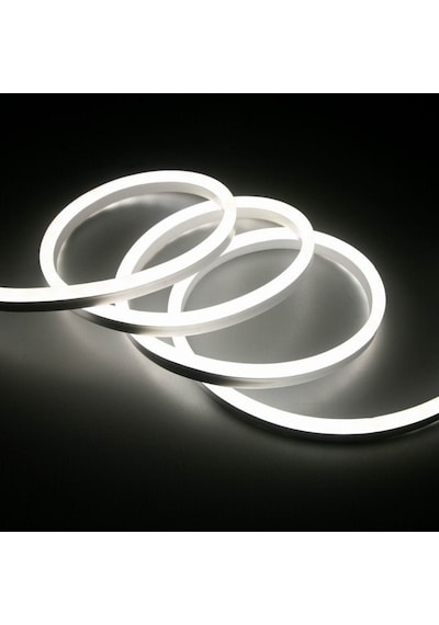 Okay 12v Neon Beyaz 5mt / Paket 6x12mm Beyaz