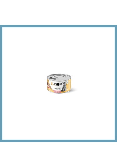 Bestpet Gurme Jelly Somonlu Tahılsız Kısırlaştırılmış Kedi Konservesi 85 Gr Mbt06