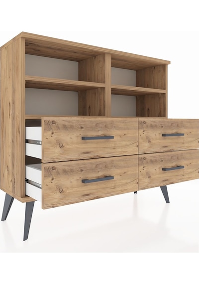 Arges Şifonyer 4 Raflı 4 Çekmeceli 88x30x80 Çam-çam Çam Arges Şifonyer 4 Raflı 4 Çekmeceli 88x30x80 Çam-çam Çam