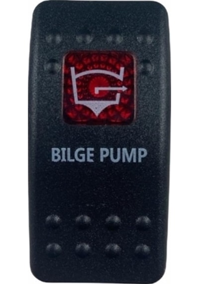 Mr-134m-s8 Marin Switch On-off 12-24v 3 Bacaklı Kırmızı Sintine Pompa