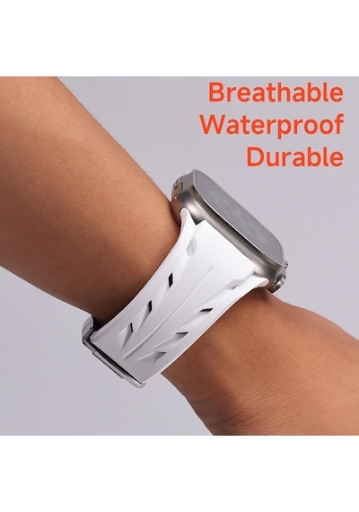 Apple Uyumlu  Watch Ultra / Watch Ultra 2 49mm Yüksek Kalite Tpu Silikon Kordon Kayış