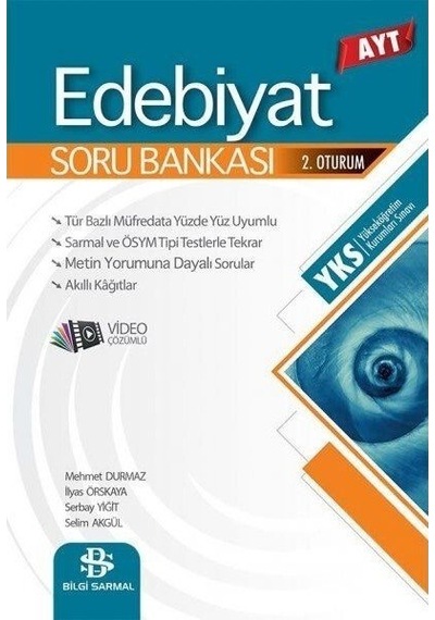 Bilgi Sarmal Yayınları Ayt Edebiyat Soru Bankası