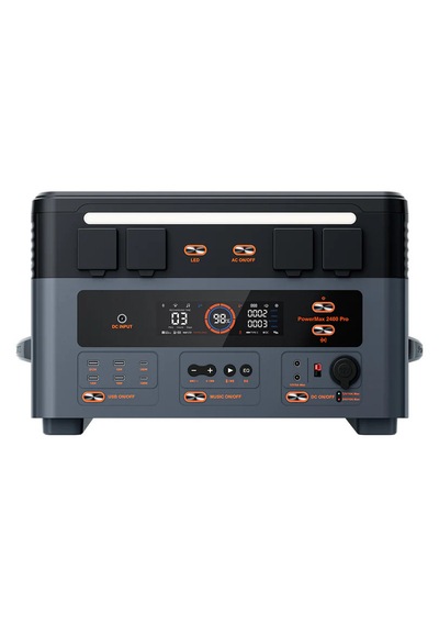 Powermax 2400pro 2016wh-2400w 4800w Surgepad Güç Kaynağı Kablosuz Şarj, Hoparlörlü Power Station