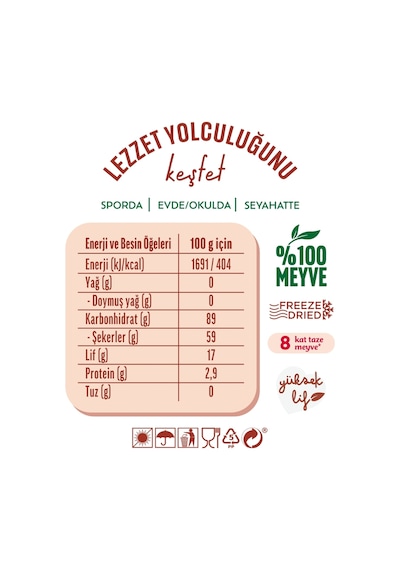 Yayla Enfies Freeze Dried Elma 15 G X 5 Adet