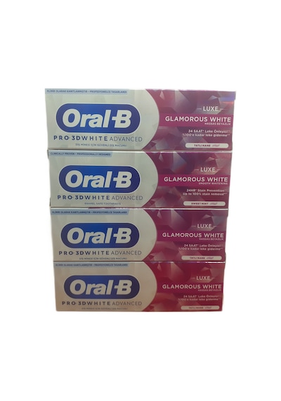 Pro 3d White Advanced Glamorous White 75 Ml Diş Macunu X 4 Adet